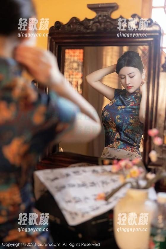 秀人网 - 唐安诺的夏日图册，摆出最“懒”的姿势观赏