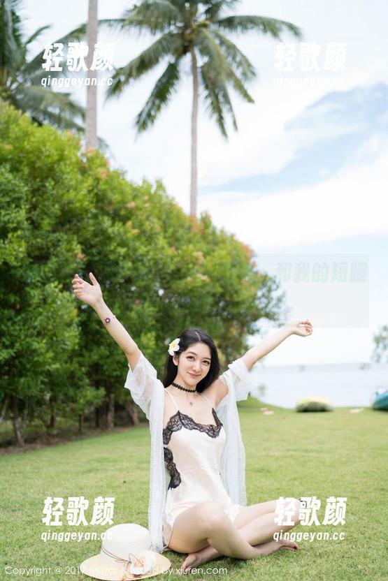 魅妍社 - 丽Yovi美腿写真集，和我的短腿形成鲜明对比